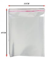 شدة أكياس لاصق شفاف 33 * 45 سم