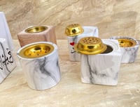 مبخرة بخور رخامية فاخرة كبيرة الحجم