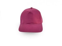 كاب قطن سادة احترافي - عنابي