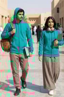 بلوفر قطن فاخر نعناعي بيسك سحاب سادة