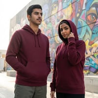 بلوفر قطن فاخر قماش ماركة عنابي سادة