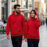 بلوفر قطن فاخر اوفر سايز برتقالي سادة