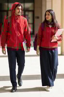 بلوفر قطن فاخر قماش ماركة سحاب احمر سادة