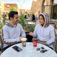 بلوفر قطن رصاصي قماش ثقيل مع سدو سادة