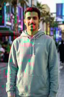 بلوفر قطن فاخر قماش ماركة تيفاني غامق سادة