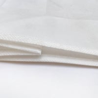 حقيبة تسوق بيضاء سادة قابلة للتخصيص بالطباعة الحرا...