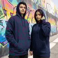 بلوفر قطن فاخر قماش ماركة كحلي سادة