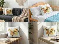 مخدة خيش ابيض 40*40 سم طباعة سبلميشن سادة