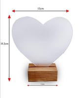 ستاند خشبي لالواح الاكريليك 7 سم بني