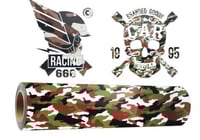 فينيل حراري 3D ثري دي باترن جيشي