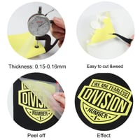 فينيل حراري مضئ في الظلام اخضر فسفوري