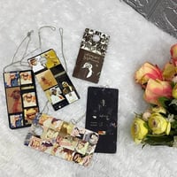 تعليقة مرايا سيارة سادة للطباعة الحرارية (وجهين) -...