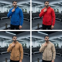 بلوفر قطن فاخر بيج فاتح بيسك سحاب سادة