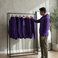 بلوفر شتوي سادة للطباعة جملة - لون بنفسجي قطن فاخر...