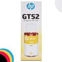 حبر اتش بي GT52 الأصلي - أصفر - 8000 صفحة