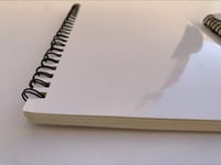 دفتر تدوين A6 سلك حلزوني 60 ورقة للطباعة الحرارية