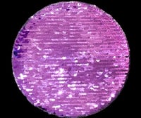 قماش ترتر لاصق دائرة سادة 16*16سم