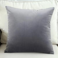 مخدة مخمل رمادي 40*40سم بدون حشوة سادة