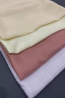 مخدة خيش ابيض 40*40 سم طباعة سبلميشن سادة