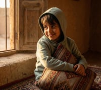 بلوفر قطن تيفاني غامق فاخر اطفال سادة