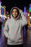 بلوفر ابيض مخلوط قطن اوفر سايز سادة