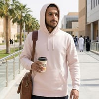 بلوفر قطن فاخر لحمي بيسك اوفر سايز سادة