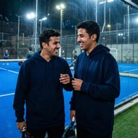 بلوفر كحلي رجالي قطن فاخر سادة