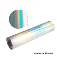 فينيل حراري هولوجرام ابيض متغير اللون