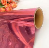 فينيل حراري اقمشة وردي مرايا