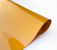 فينيل حراري اقمشة اصفر PU