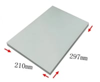 ورق ستيكر لاصق لامع ابيض ليزر 50 ورقة A4