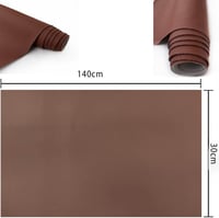 جلد صناعي بني مقاس 30 * 140 سم