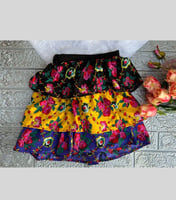 تنورة شالكي ملون