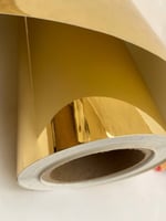 فينيل اسطح ذهبي مرايا 38*100 سم