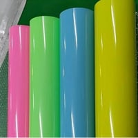 فينيل حراري اصفر فسفوري مضئ في الظلام