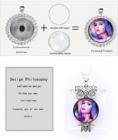 سوار يد ذهبي بطبعة المجرة