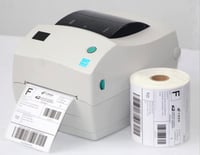 ورق ملصقات شحن حرارية فورية مقاس 10 × 15 سم 1 رول...