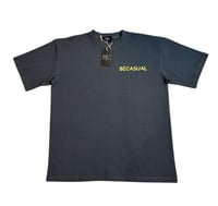 تيشيرت اوفر سايز رمادي