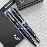 قلم مونت بلانك ستار ووكر كحلي على اسود