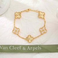 اسوارة فان كليف زركون ذهبي