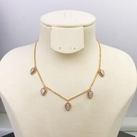 سلسال ميسيكا ذهبي زركون