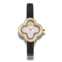 ساعة نسائية شبيهة فان كليف جلد