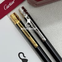 قلم كارتير سانتوس نحيف اسود