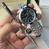 طقم ساعة رولكس دايجست وقلم كارتير مزخرف