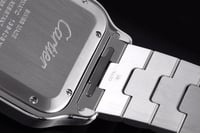 ساعة كارتير سانتوس ماستر فضي ميناء أبيض