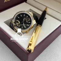 طقم ساعة وقلم اقنر