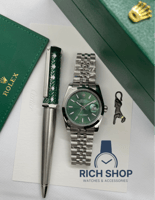 طقم ساعة رولكس مع قلم كارتير