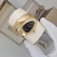 ساعة بولغاري ثعبان ذهبي