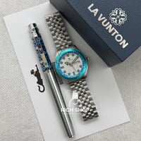 طقم ساعة سبشل ون مع قلم كارتير تيفاني