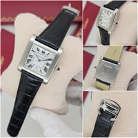 ساعة كارتير تانك نورمال جلد